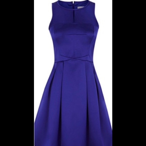 karen millen blue dress